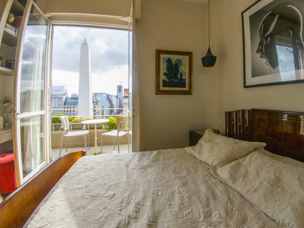 Ferienwohnung Penthouse Frente Al Obelisco Con Terraza Buenos Aires Exterior foto