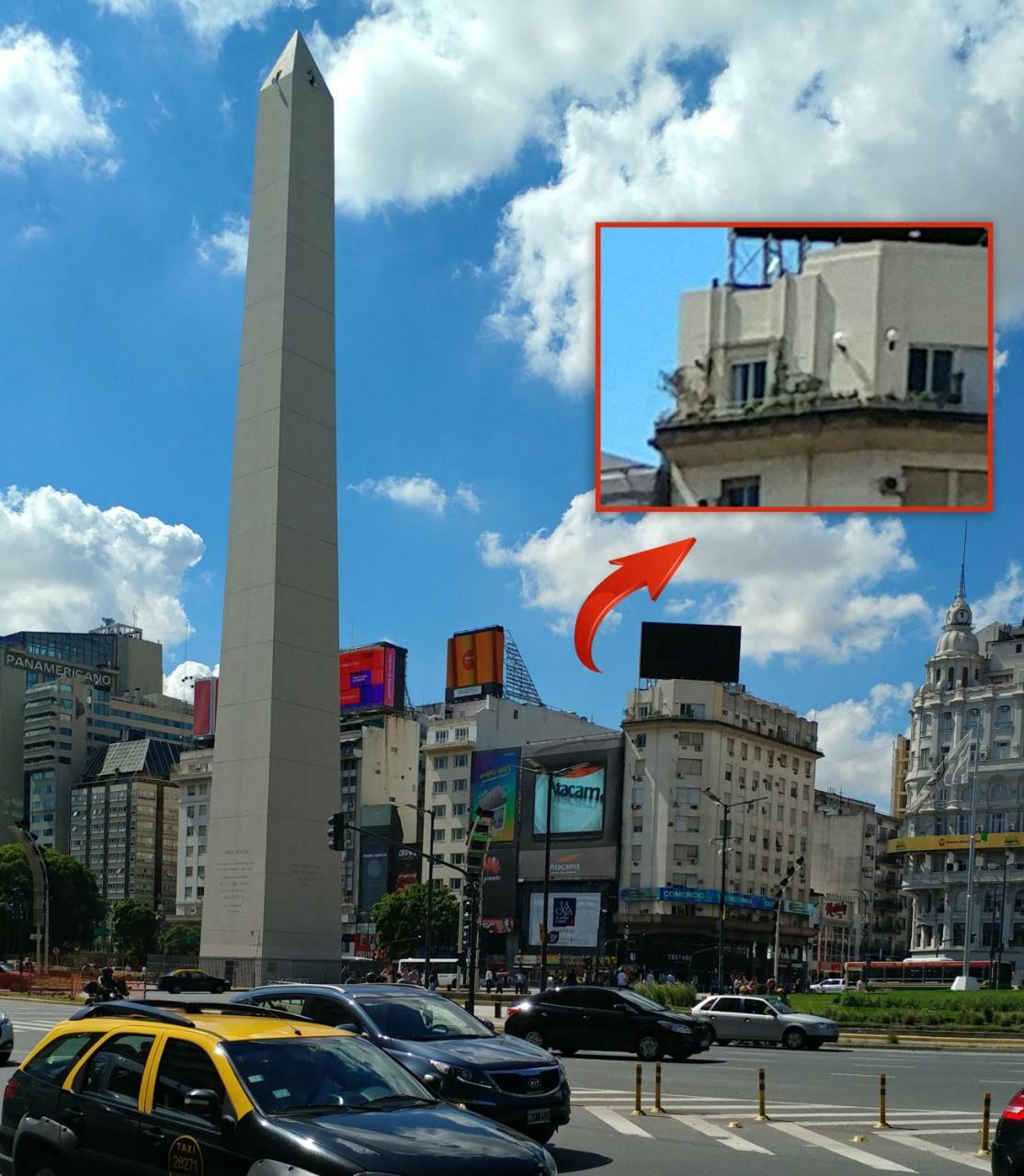 Ferienwohnung Penthouse Frente Al Obelisco Con Terraza Buenos Aires Exterior foto