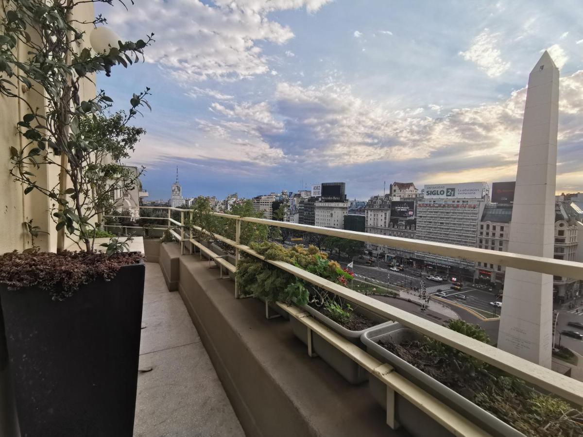 Ferienwohnung Penthouse Frente Al Obelisco Con Terraza Buenos Aires Exterior foto